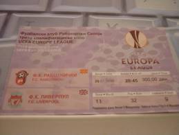 FC Rabotnicki-FC Liverpool/Football/UEFA Europa League Match Ticket - Eintrittskarten