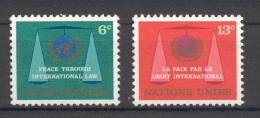 UN New York 1969 Michel 214-215, MNH** - Unused Stamps