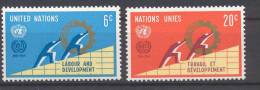 UN New York 1969 Michel 216-217, MNH** - Ungebraucht