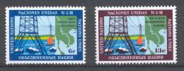 UN New York 1970 Michel 222-223, MNH** - Unused Stamps