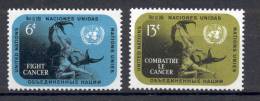 UN New York 1970 Michel 224-225, MNH** - Unused Stamps