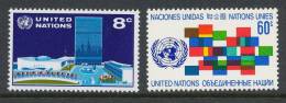 UN New York 1971 Michel 238-239, MNH** - Unused Stamps