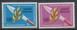 UN New York 1973 Michel 254-255, MNH** - Unused Stamps