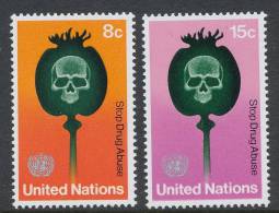 UN New York 1973 Michel 256-257, MNH** - Unused Stamps