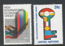UN New York 1980 Michel 340-341, MNH** - Unused Stamps