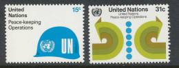 UN New York 1980 Michel 344-345, MNH** - Ungebraucht