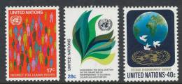 UN New York 1981 Michel 391-393, MNH** - Unused Stamps
