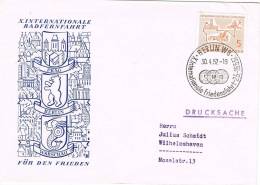 Carta Impresos BERLIN (Alemania DDR) 1957 Fur Den Frieden - Lettres & Documents