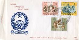 Congo-First Day Cover FDC- "The Army Serving The Country" Leopoldville [17.11.1965] - FDC