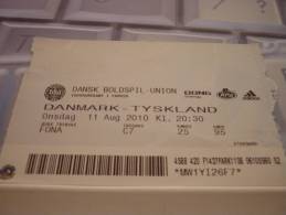 Denmark-Germany International Football Match Ticket - Match Tickets