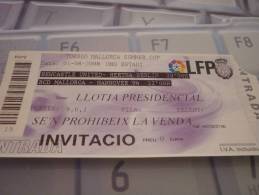 RCD Mallorca-Hannover 96/Newcastle- Hertha International Tournament Football Match Ticket - Match Tickets