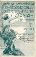 CATANIA (Italie) Carte Commémorative Inauguration Exposition Agricole 1907 - Catania