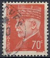 1941-42 FRANCIA USATO MARESCIALLO PETAIN 70 CENT - FR557 - 1941-42 Pétain