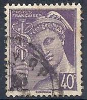 1942 FRANCIA USATO MERCURIO 40 CENT - FR557 - 1938-42 Mercure