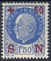 1942 FRANCIA MARESCIALLO PETAIN SOPRASTAMPATO MH * - FR559 - 1941-42 Pétain