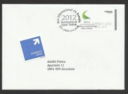 Portugal 2012 ATM SMD Prior FDC Voyagé Année Internationale Energie Durable UN Int Year Sustainable Energy - Timbres De Distributeurs [ATM]