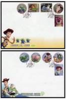 FDC(A) 2012 Toy Story Cartoon Stamps Movie Cinema Space Pig Dinosaur Horse Bear Rocket Self-adhesive Unusual - Asia