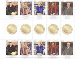 Australia 2012 Nobel Price Winners Gutter Strip MNH - Nuevos