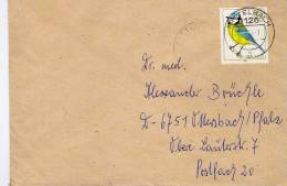 Carta Mittelbach Alemania DDR, Pájaro, Ave, - Briefe U. Dokumente