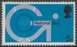 Great Britain 1969 Mi 528 YT 575 ** National Giro “G” Symbol, Post Office Technology Commemoration - Ungebraucht
