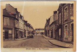 18. CULAN. RUE PRINCIPALE. VOITURE. ANIMATION. Editeur ROUSSEL - Culan