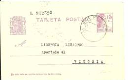 E.POSTAL MAT. BERRIZ 1936 - 1931-....