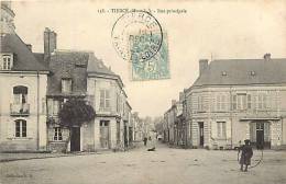 Maine Et Loire -ref A347- Tierce - Rue Principale  -carte Bon Etat  - - Tierce