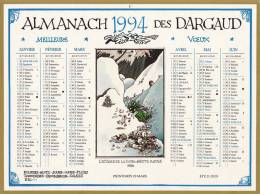 F'MURR. Le Génie Des Alpages. RARE Calendrier, Almanach 1994 Des Editions Dargaud. Illustrations Recto-verso - Agenda & Kalender