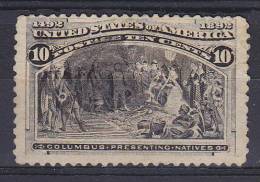## United States 1893 Mi. 80     10 C Kolumbus Stellt Dem Königspaar Eingeborene Vor - Other & Unclassified