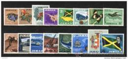 JAMAICA 1964 SERIE BASICA MUY BONITA 16 SELLOS  YVERT 224-239 - Jamaica (1962-...)