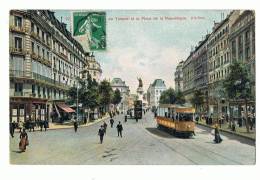 CP  PARIS 75003 -    RUE DU TEMPLE ET LA PLACE DE LA REPUBLIQUE - ECRITE EN 1908 - Distretto: 03