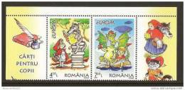 RUMANIA  - EUROPA 2010 -TEMA ANUAL " LIBROS INFANTILES".- SERIE De 2 V. Con TABS 1 Y 2 - 2010