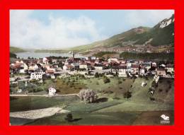 En Avion Au Dessus De Broc & Lac De La Gruyères Suisse Fribourg Vue Aérienne Perrochet Près Botterens Bulle Charmey Rare - Broc