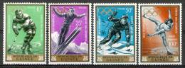 1964 Guinea "Innsbruck 1964" Giochi Olimpici D'inverno Winter Olympics Set MNH** Nat150 - Inverno1964: Innsbruck