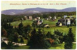 ALLEMAGNE : OBERHOF - BLICK V. HOTEL WUNSCHER - Oberhof