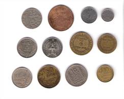 Lot De 12 Monnaies Française - Sonstige & Ohne Zuordnung