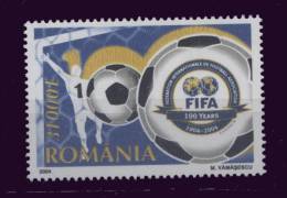 Roumanie ** N° 4896 -  Cent De La FIFA (foot) - Unused Stamps