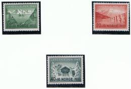 Noorwegen 1943 Winterhilfe (xx) Mi 292 - 294 - Nuovi