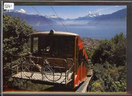 CARTE MODERNE - FUNICULAIRE VEVEY - CHARDONNE - MONT PELERIN  - TRAIN - BAHN - TB - Chardonne