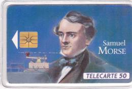 TELECARTE 50 U @ VARIETE 2° Logo Moréno Décalé - Samuel Morse N° 3 @  GEM 03/1993 - Fehldrucke