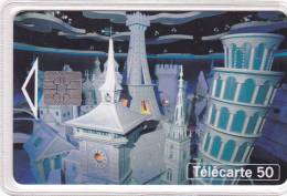 TELECARTE 50 U @ VARIETE Numéro Justifié à Droite - DISNEYLAND Le Monde En Choeur @ Puce SO5 - 05/1994 - Varietà