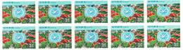 Ryukyu Islands 1967 International Tourist Year Blk Of 10 MNH - Ryukyu Islands