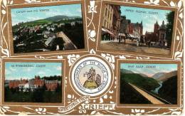 COLOURED MULTI VIEW - GREETINGS FROM CRIEFF - PERTHSHIRE - Perthshire