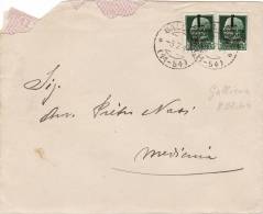 GALLIERA /  MEDICINA  8.7.1944 - Cover _ Lettera  - Cent. 25 X 2 - Poststempel