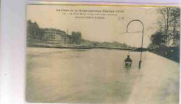 PARIS  CRUE DE LA SEINE   INONDATIONS  1910 - Überschwemmung 1910