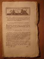 BULLETIN DES LOIS De VENTOSE AN X (MARS 1802) - BOURSE DE COMMERCE SAINT ETIENNE LIMOGES - CONSCRIPTION MILITAIRE St - Décrets & Lois