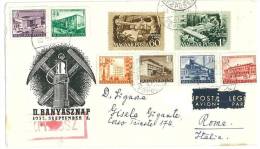 UNGHERIA - EMISSIONE COMMEMORATIVA -  ANNO 1952 ESPRESSO - Poststempel (Marcophilie)