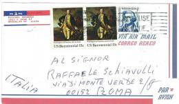 STATI UNITI - U.S.A. - LETTERA DA NY VERSO ITALIA -   ANNO 1977 - Storia Postale