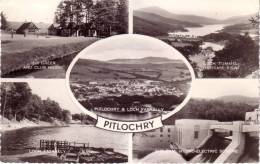 REAL PHOTO MULTI VIEW - PITLOCHRY - INCLUDING 18TH GREEN AND GOLF CLUB HOUSE - Perthshire