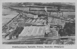 BASECLES - Etablissements Bataille Frères (Belgique) - Superbe Carte De L´Usine - Beloeil